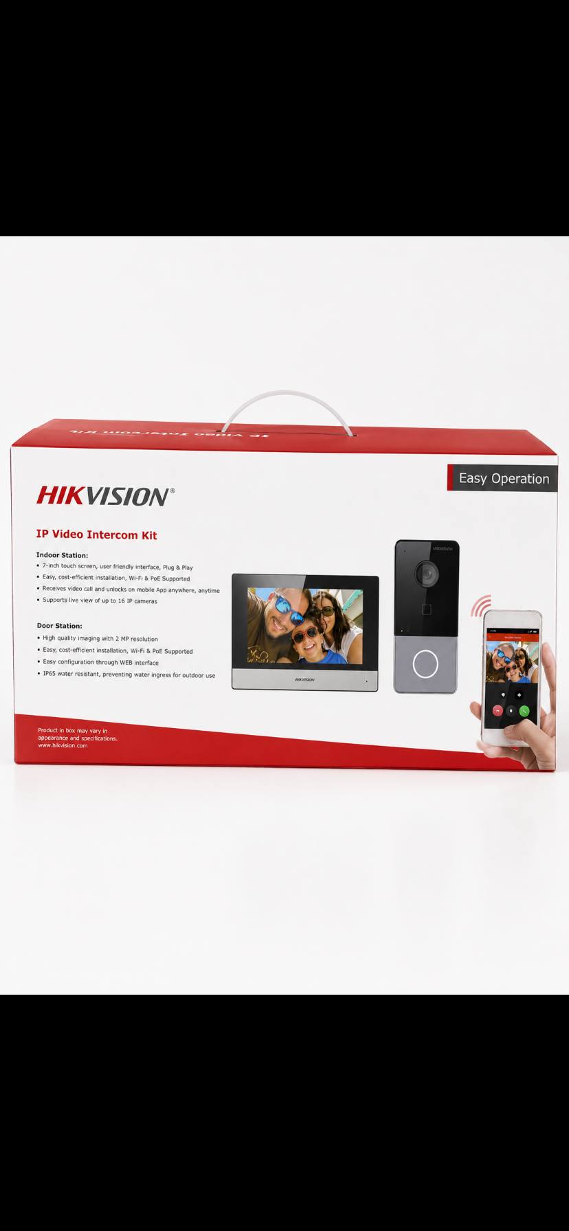 Kit video phone ip hikvision 1 appartement